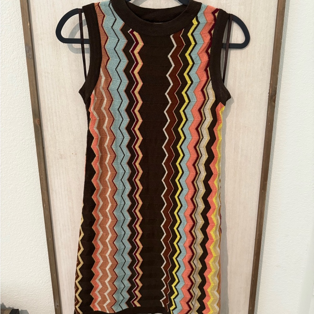 Missoni Vibrant Mini Knit Dress